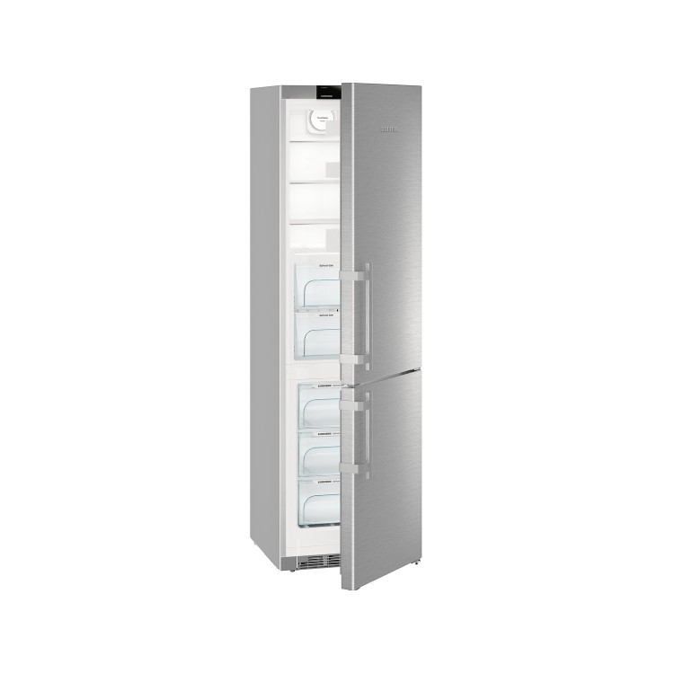 Liebherr CBNef4815 Comfort BioFresh A+++ 201x60cm 342L Freestanding Fridge Freezer Stainless Steel Doors