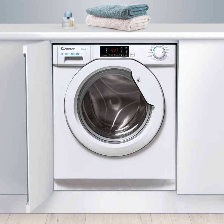 Candy Smart 8kg 1400rpm Integrated Washing Machine - White