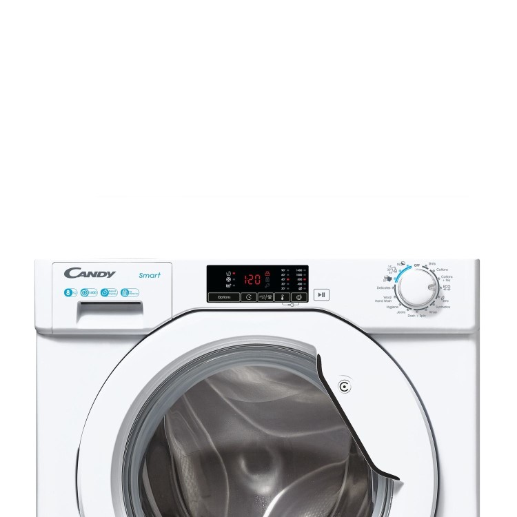 Candy Smart 8kg 1400rpm Integrated Washing Machine - White