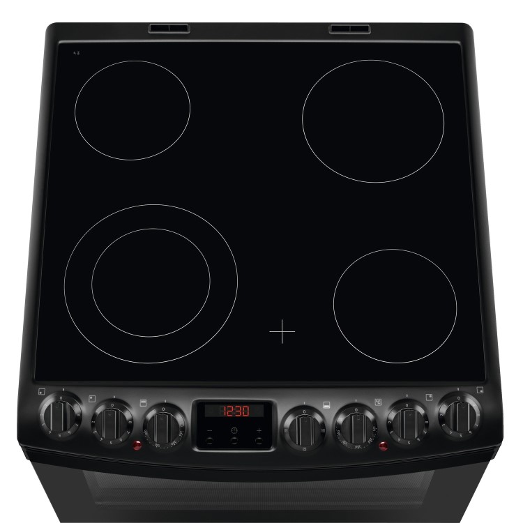 AEG 6000 Series 60cm Electric Cooker - Matt Black