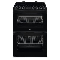 AEG 6000 Series 60cm Electric Cooker - Black