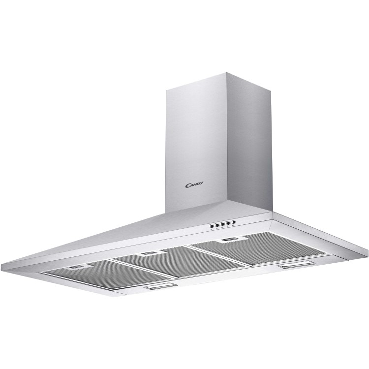 Candy 90cm Chimney Cooker Hood - Stainless Steel