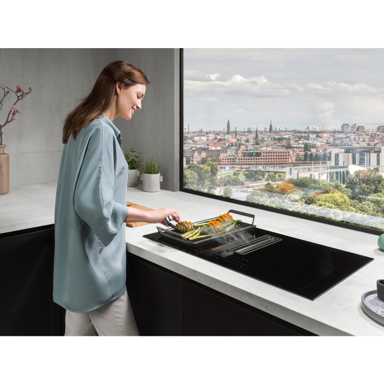 AEG 8000 Series 83cm 4 Zone Venting Induction Hob - Recirculation Only