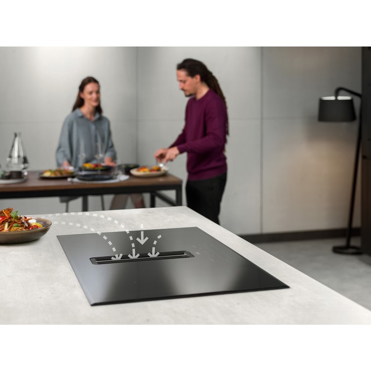 AEG 8000 Series 83cm 4 Zone Venting Induction Hob - Recirculation Only