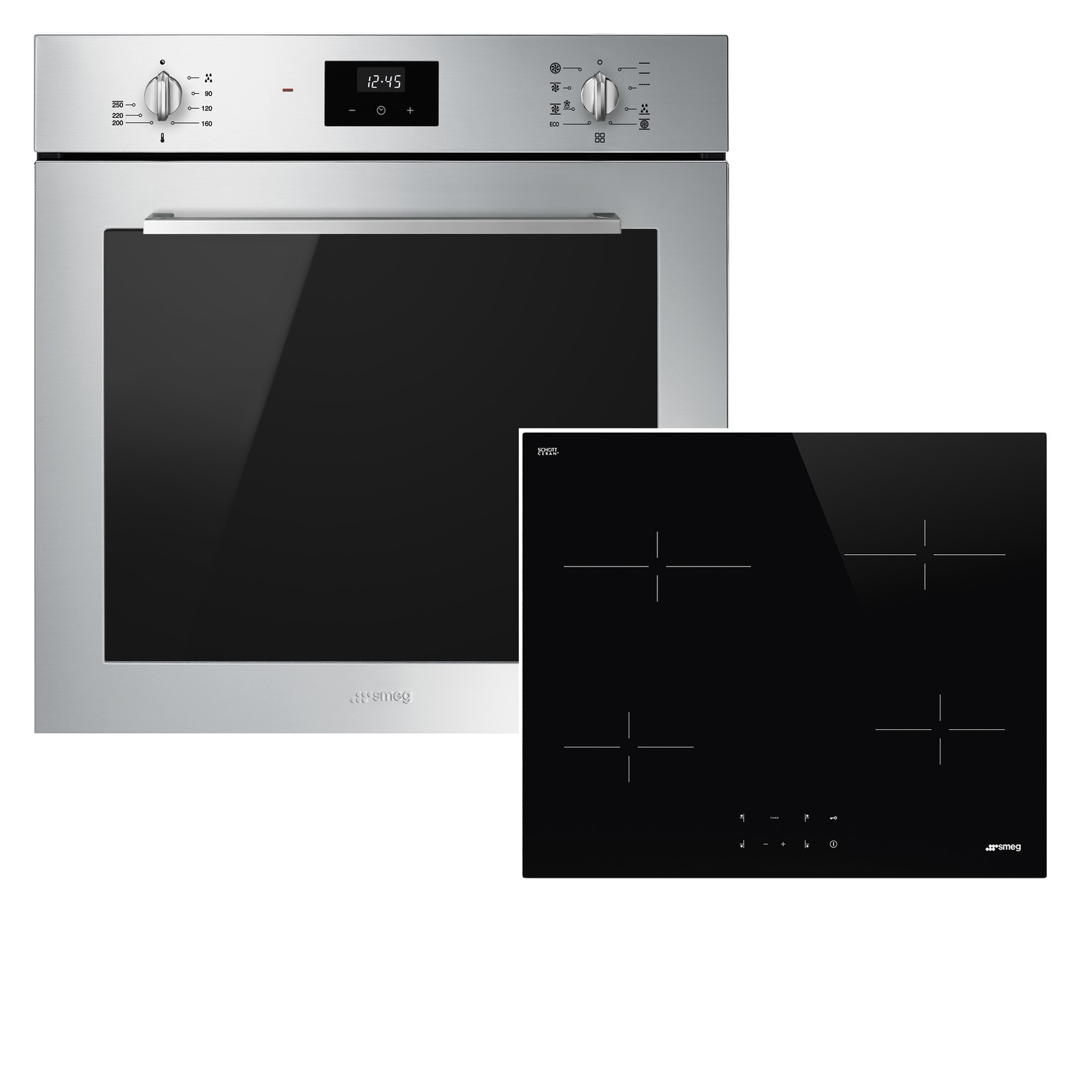 Photos - Other for Computer Smeg CCELEPK1 Cucina Multifunction Oven and Ceramic Hob Pack 