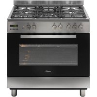 Candy CCG9M52PX Maxi 90cm Dual Fuel Range Cooker - Stainless Steel