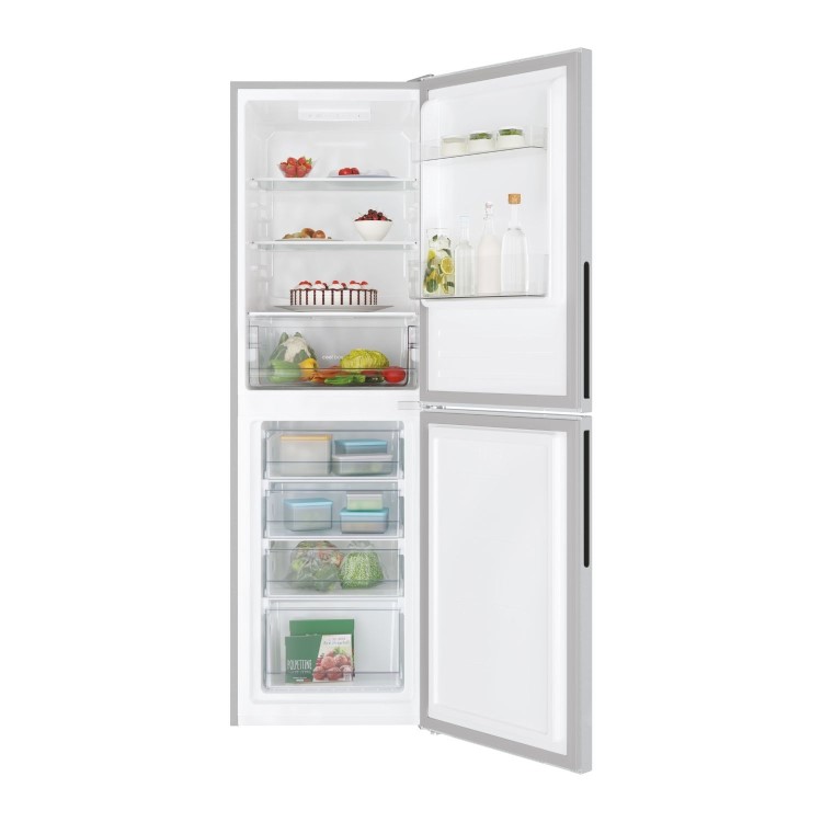 Candy 252 Litre 50/50 Freestanding Fridge Freezer - Silver