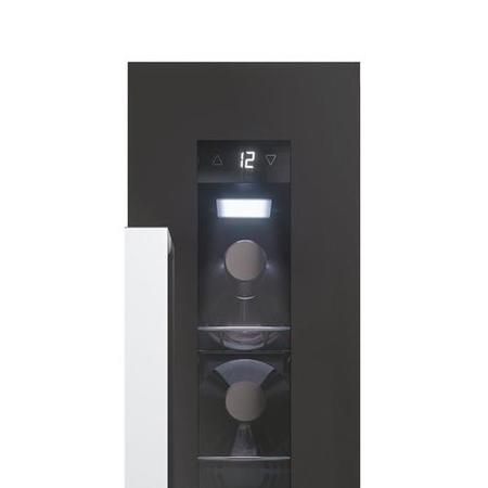 Candy 7 Bottle Capacity Single Zone Built in Wine Cooler - Black