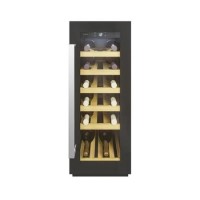 Candy 19 Bottle Capacity Single Zone Slimline Wine Cooler - Black