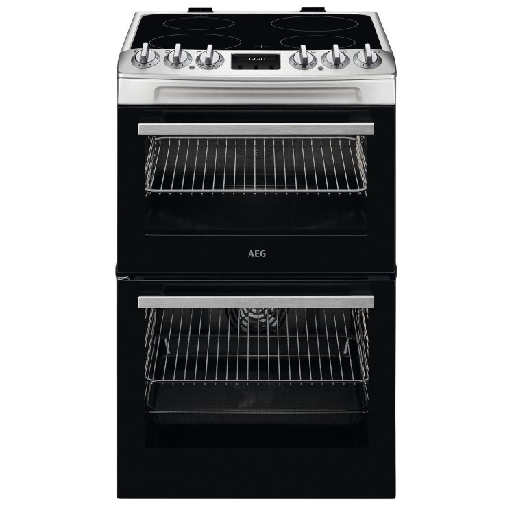 AEG 55cm Electric Cooker - Stainless Steel