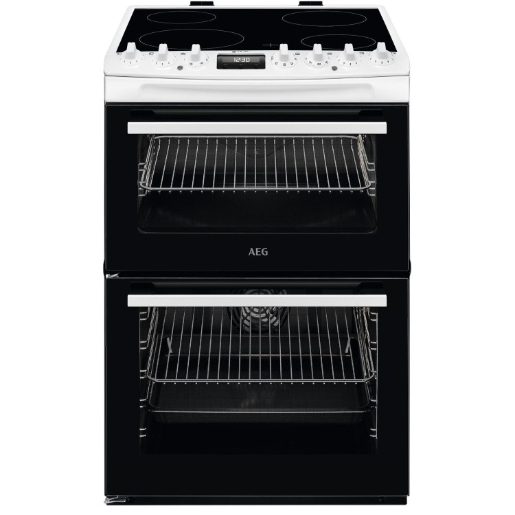 AEG 6000 Series 60cm Electric Cooker - White