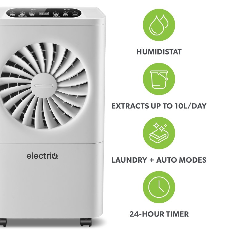 electriQ 10 Litre Laundry Dehumidifier - Best Seller