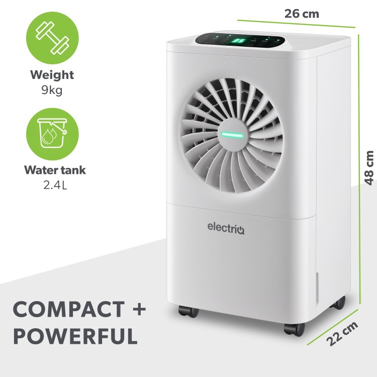 electriQ 10 Litre Laundry Dehumidifier - Best Seller