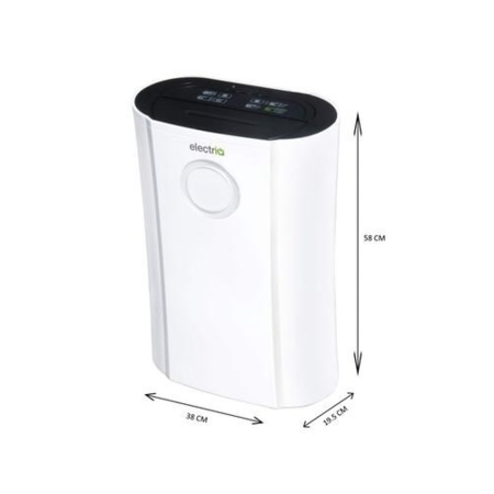 Refurbished electriQ 12 Litre Low Energy UV Ioniser Antibacterial Dehumidifier