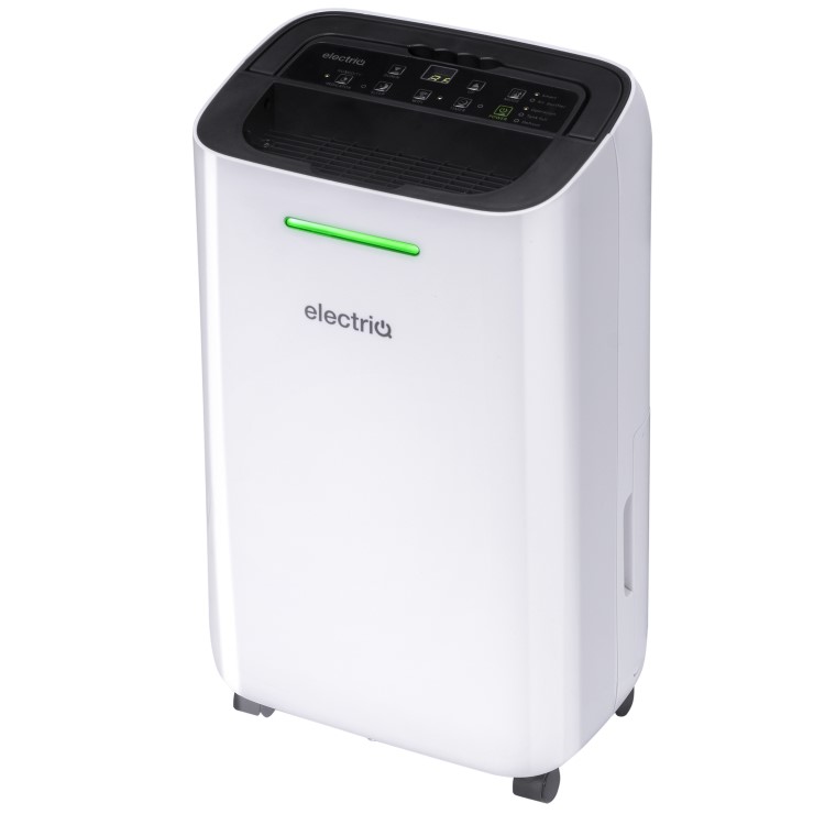 Refurbished electriQ 12 Litre Smart App Alexa Dehumidifier with Digital Humidistat and Air Purifier