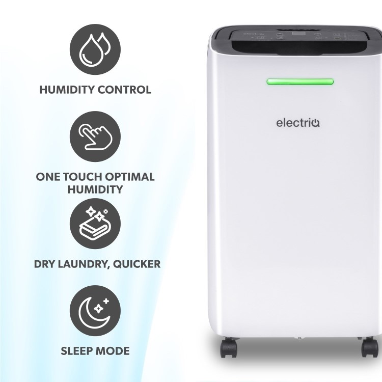 electriQ 12L Quiet Low-Energy Dehumidifier