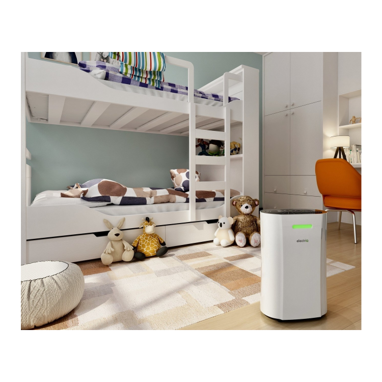 Refurbished electriQ 12L Smart Wi-Fi Alexa Dehumidifier for up to 3 bed house with Air Purifier