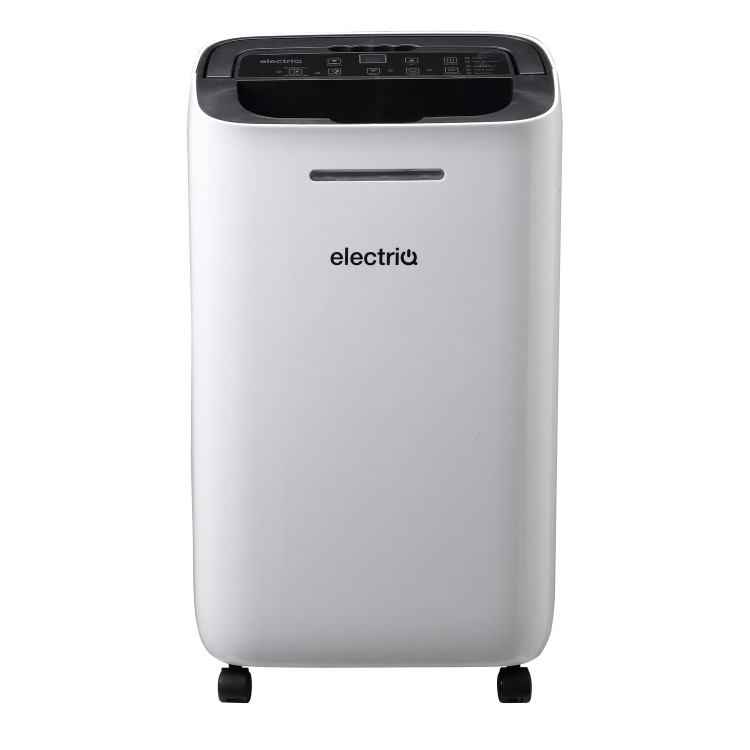 Refurbished electriQ 12 Litre Dehumidifier with Digital Humidistat and Air Purifier