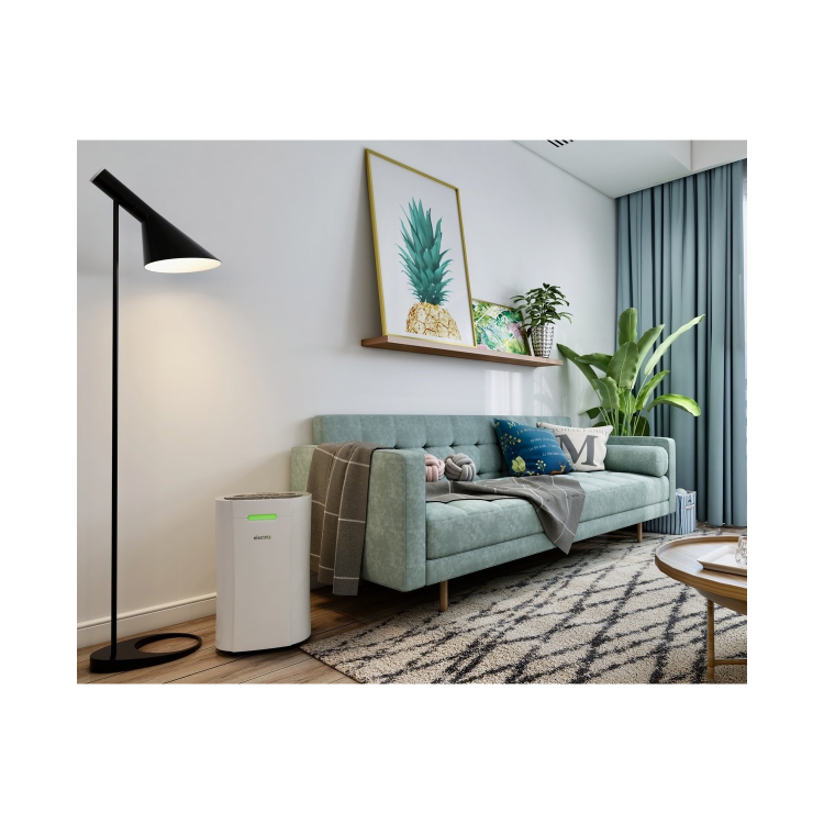 Refurbished electriQ 12 Litre Dehumidifier with Digital Humidistat and Air Purifier