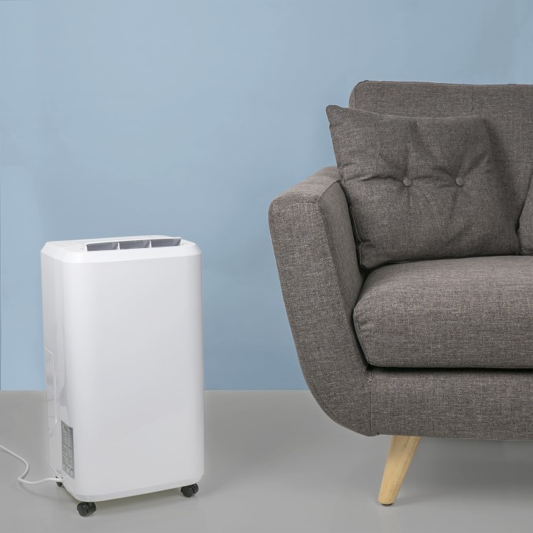 GRADE A2 - electriQ 20 Litre Dehumidifier with Humidistat Laundry Mode and Carbon Odour Filter