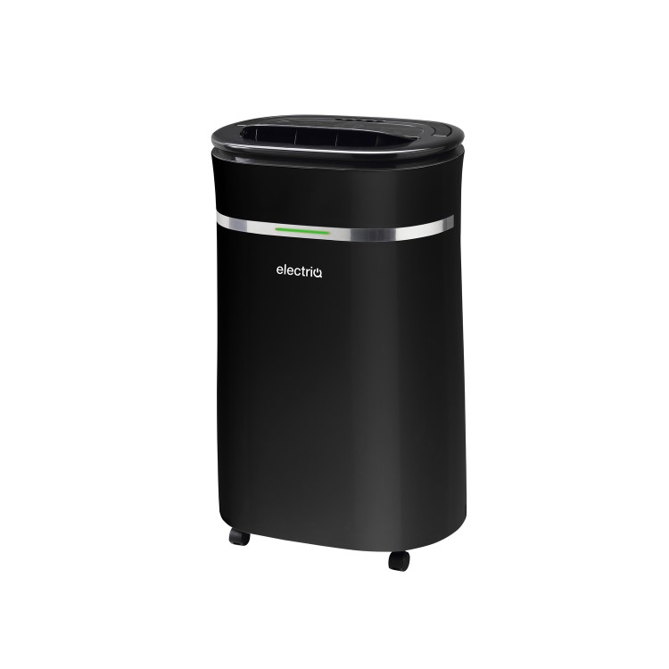 electriQ 20L Low-Energy Quiet Laundry Dehumidifier - Black