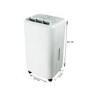 GRADE A2 - electriQ 20 Litre Dehumidifier with Humidistat Laundry Mode and Carbon Odour Filter