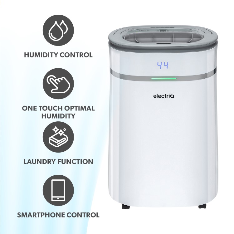 electriQ 20L Low-Energy Smart Wifi Laundry Dehumidifier