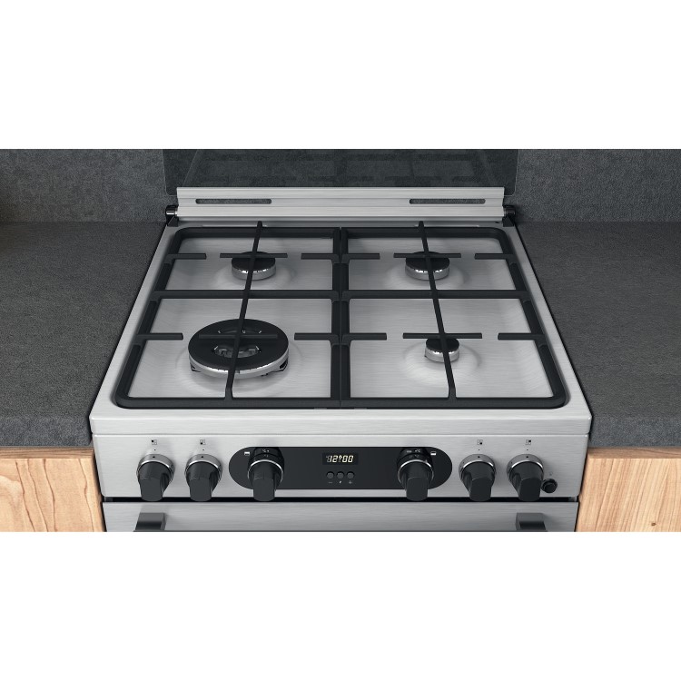 Hotpoint Cannon 60cm Gas Cooker - Stainless Steel