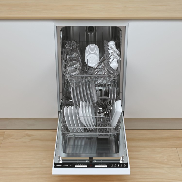 Candy Brava Integrated Slimline Dishwasher