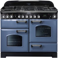 Rangemaster Classic Deluxe 110cm Dual Fuel Range Cooker - Stone Blue