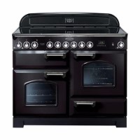 Rangemaster CDL110ECBLC Classic Deluxe 110cm Electric Range Cooker - Black & Chrome