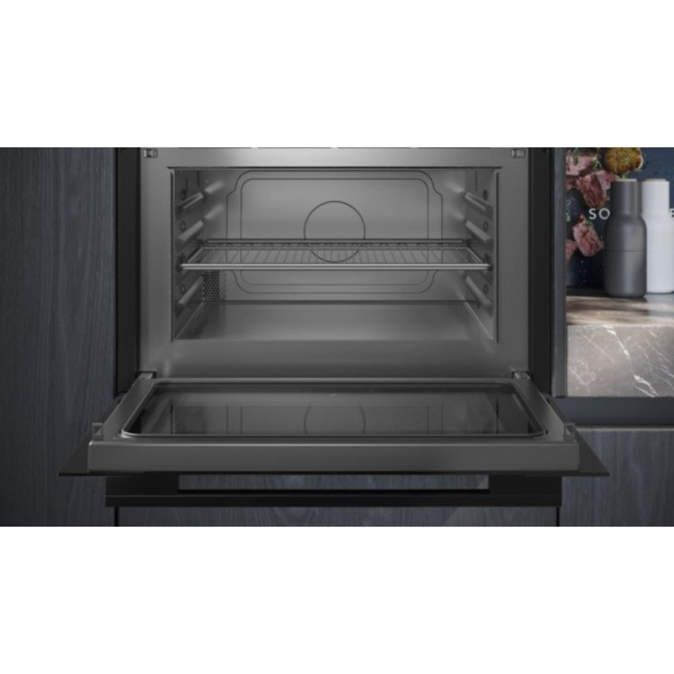 Siemens iQ700 Built-In Microwave with Grill - Black