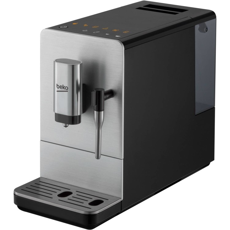 Beko Bean To Cup Coffee Machine with Steam Wand - Stainless Steel