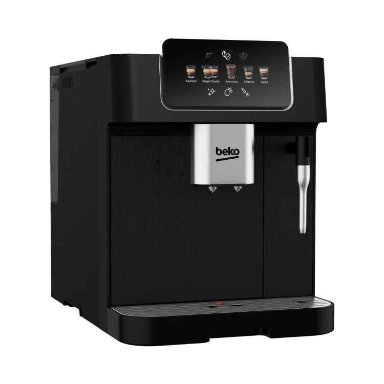 Beko CaffeExperto Automatic Bean To Cup Coffee Machine with Milk Frother - Black