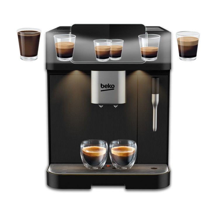 Beko CaffeExperto Automatic Bean To Cup Coffee Machine with Milk Frother - Black