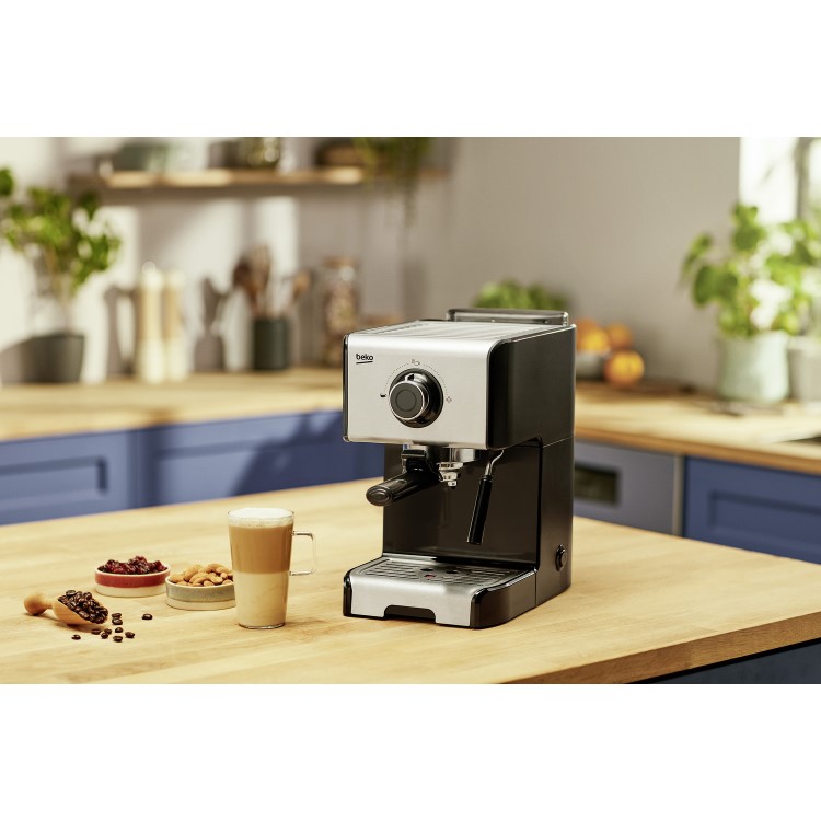 Beko Barista Espresso Coffee Machine - Black