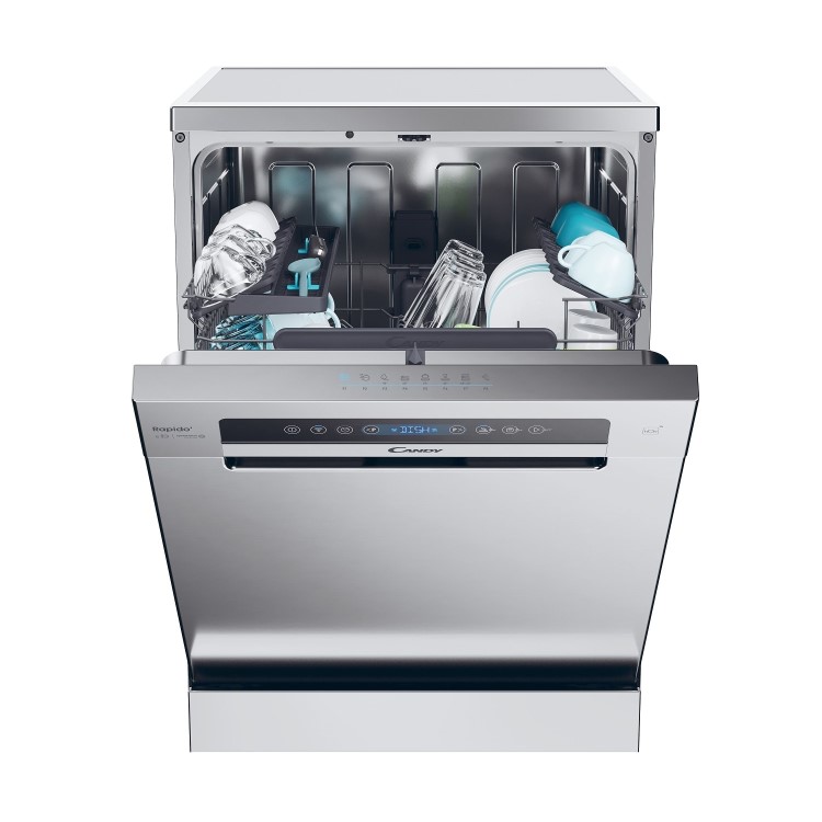 Candy Rapido Freestanding Dishwasher - Stainless Steel