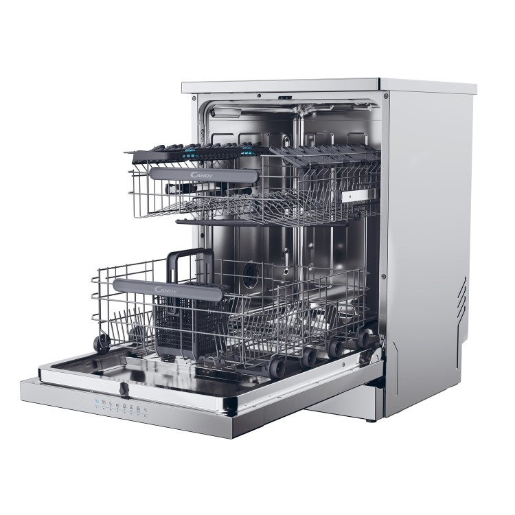 Candy Rapido Freestanding Dishwasher - Stainless Steel