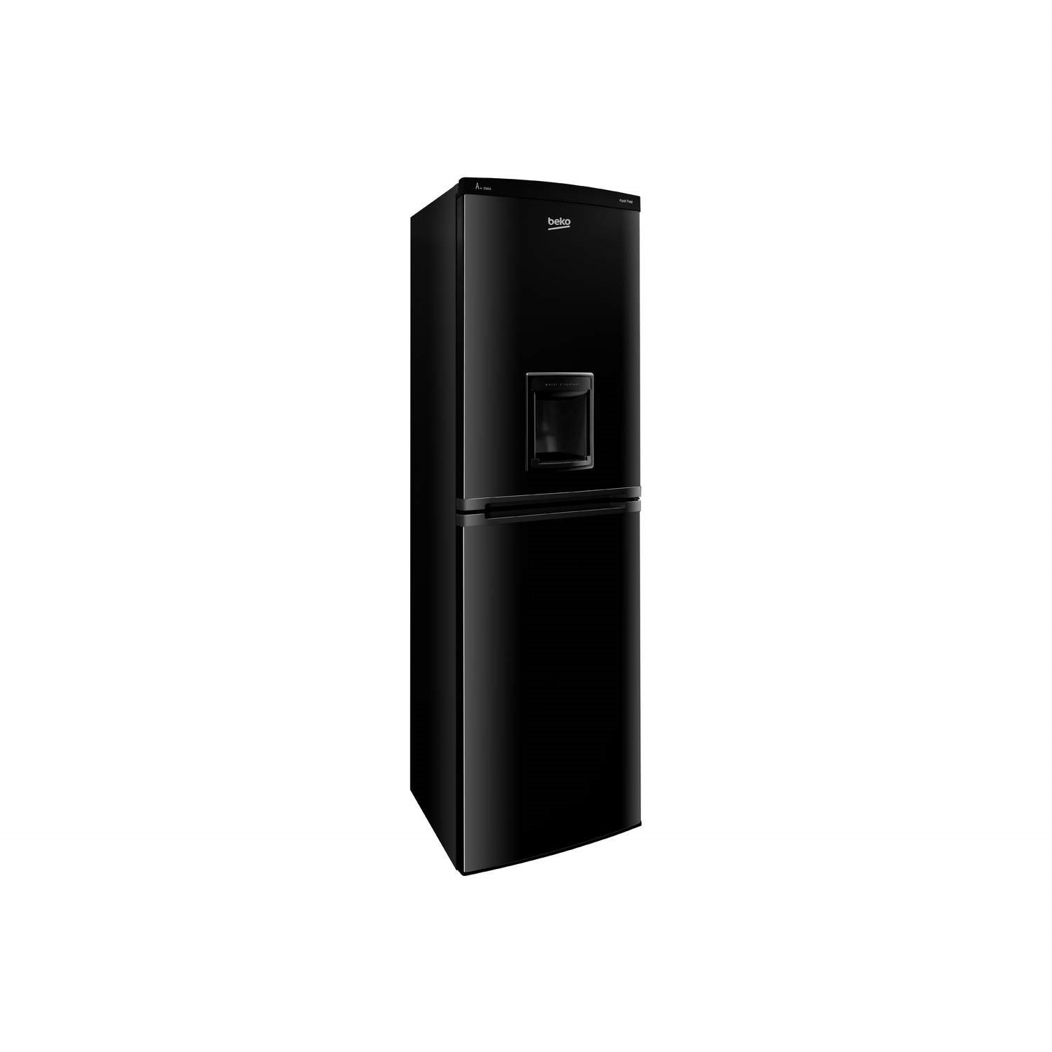 Beko black fridge freezer deals with water dispenser