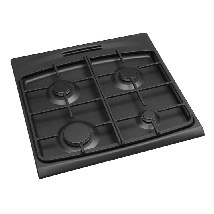 CDA 60cm Dual Fuel Cooker with Airfry - Black