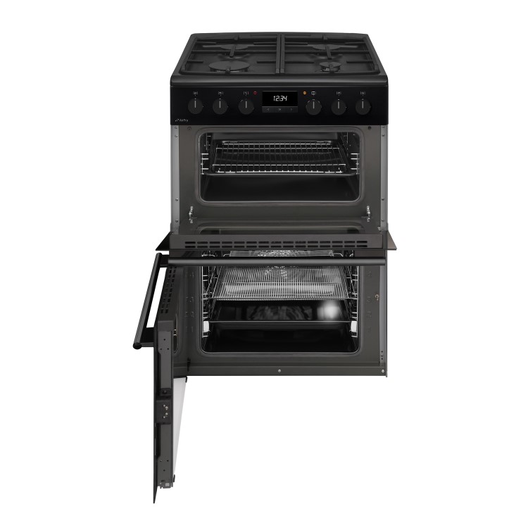 CDA 60cm Dual Fuel Cooker with Airfry - Black