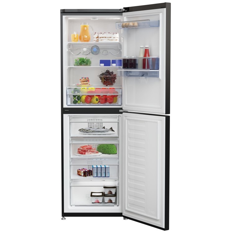 Beko CFG1691DB Freestanding Fridge Freezer With Water Dispenser - Black