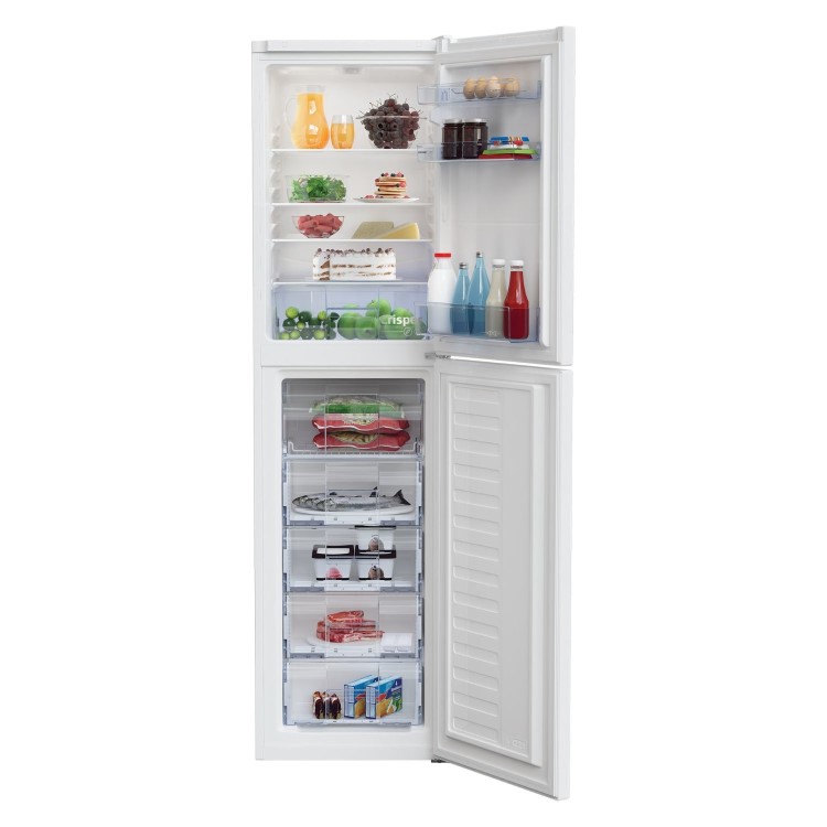 Refurbished Beko CFG4501W Freestanding 286 Litre 40/60 Frost Free Fridge Freezer White