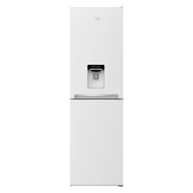 Beko 268 Litre 50/50 Freestanding Fridge Freezer with Water Dispenser - White