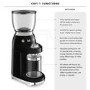 Smeg Retro Coffee Grinder - Black