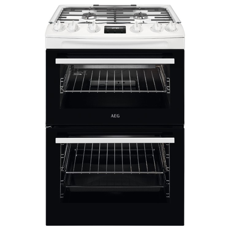 AEG 60cm Gas Cooker - White