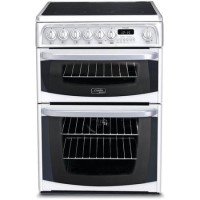 Hotpoint CH60EKWS Kendal 60cm Double Oven Electric Cooker With Ceramic Hob - White