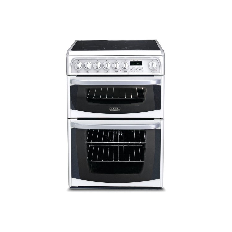 Hotpoint CH60EKWS Kendal 60cm Double Oven Electric Cooker With Ceramic Hob - White