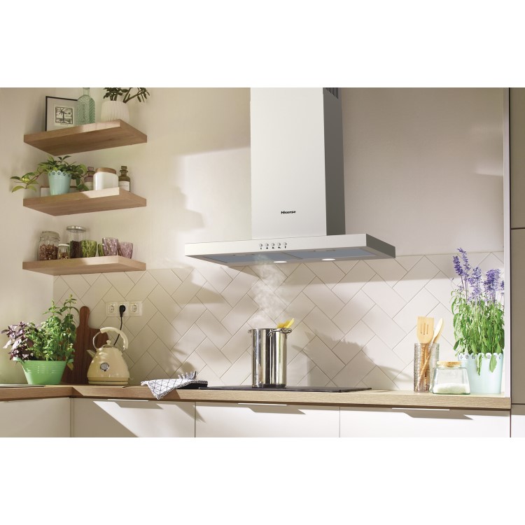 Hisense 60cm Slimline Chimney Cooker Hood - Stainless Steel