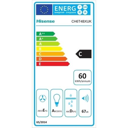 Hisense 60cm Slimline Chimney Cooker Hood - Stainless Steel